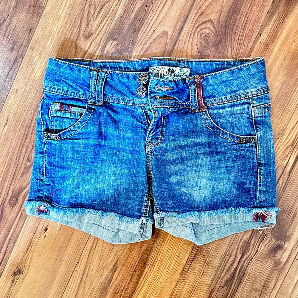 Denim shorts